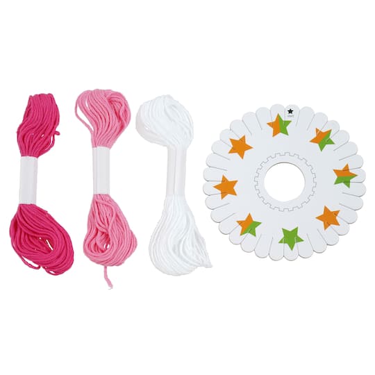 12 Pack: Assorted Pinks Floss Friendship Bracelet Kit by Creatology™